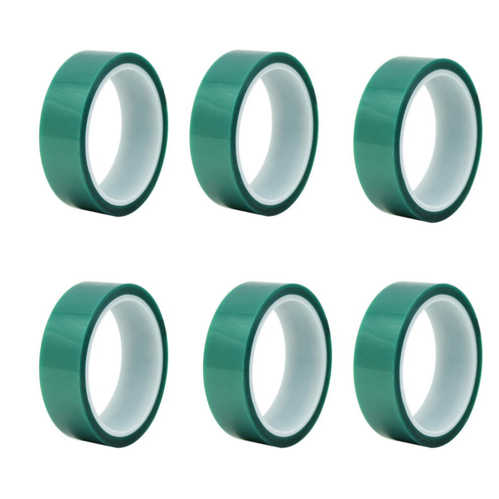 5Pcs Green Pet Car Tape For High Temp Spray Paint And Circuit Board 3293956612640