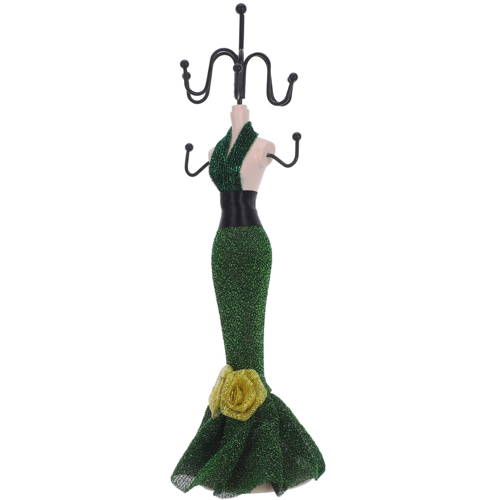 Iplusmile Mannequin Jewelry Display Holder For Earrings, Necklace, Bracelet Decor