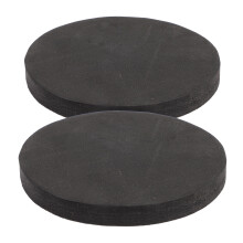 2pcs bass drum head skin drumhead pads impact patch protector
