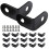 20 Pcs Wall Corner Mounting Bracket Under Cabinet Lighting Right Angle 5