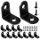 20 Pcs Wall Corner Mounting Bracket Under Cabinet Lighting Right Angle 8