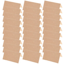 35pcs desktop name display greeting kraft paper adornment