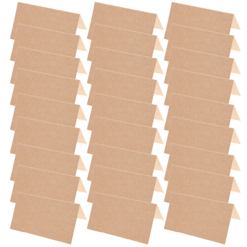 35pcs desktop name display greeting kraft paper adornment