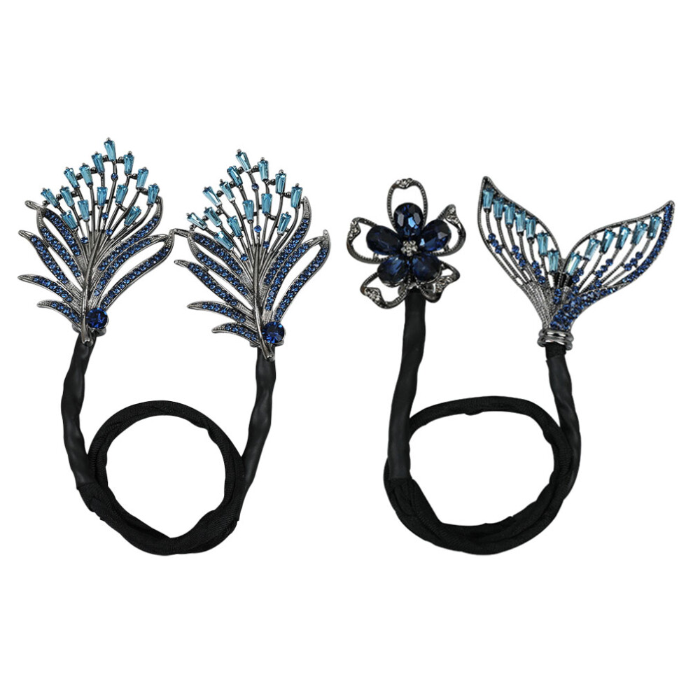 Aboofan Unisex 2Pcs Lazy Bun Maker Hair Curler Tool For Women