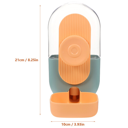 Distributeur Automatique Orange En Polypropylène Pour Animaux 1