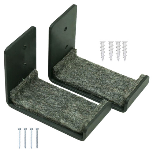 Grey Metal Rectangular Snowboard Storage Rack 2pcs 2