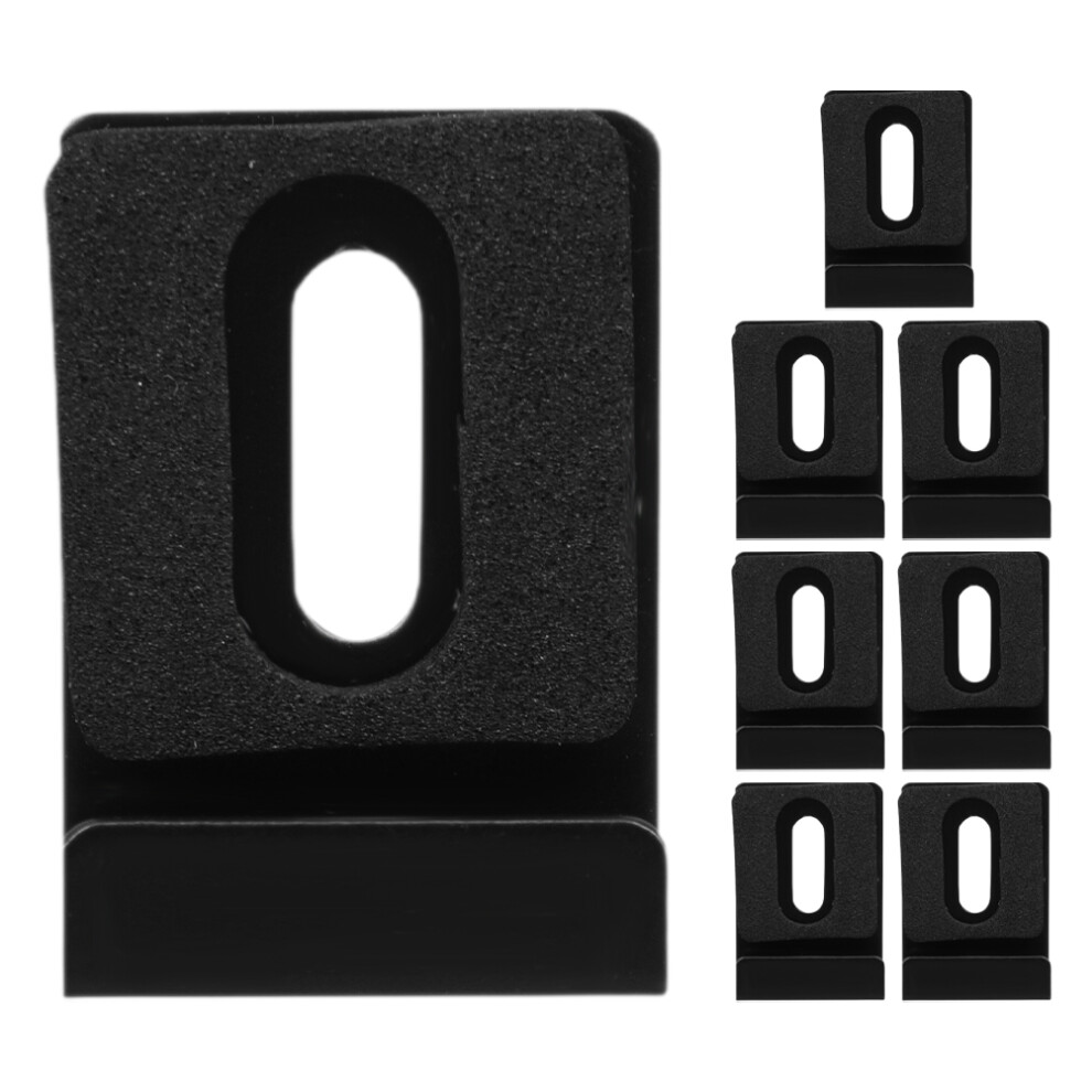 8 Pcs Frameless Mirror Mounting Hardware Metal Clips For Hanging 3293956602016