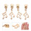 4 Pcs Metal Note Pull Zipper Pulls For Backpacks Tabs Replacement 2