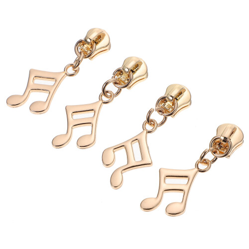 4 Pcs Metal Note Pull Zipper Pulls For Backpacks Tabs Replacement 2