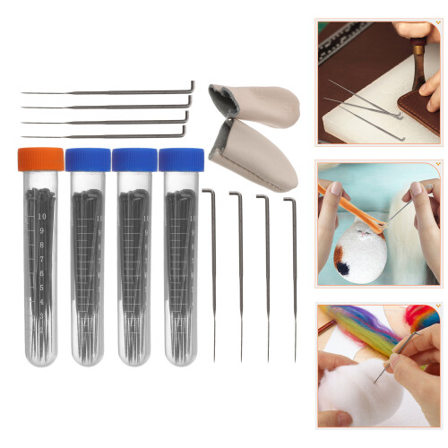 Unbranded Embroidery Thread Needle Handcraft Tools Portable Punch Miss 2