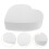 2pcs heart foam cake dummy polystyrene model for wedding diy 10