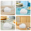2pcs heart foam cake dummy polystyrene model for wedding diy 7