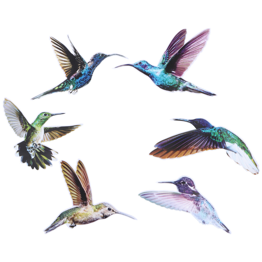 6 Pcs Bird Window Decals Decorations Hummingbird Windows Stickers-image-OPC-PKRD67Z-NEW
