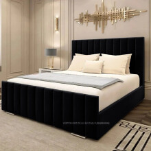 New Ottoman Storage Bed Divan Bed Frame 4FT6 Black