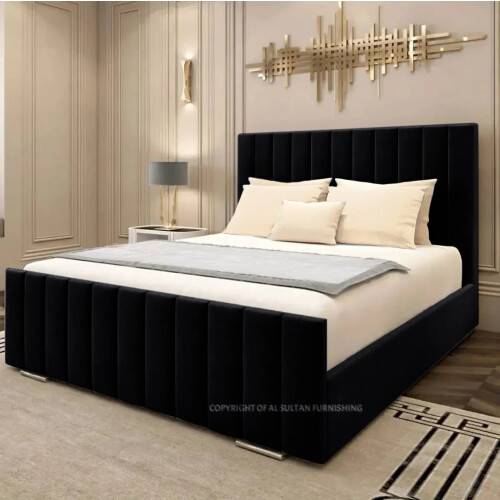New Ottoman Storage Bed Divan Bed Frame 4FT6 Black