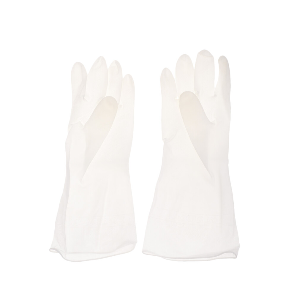 Cleaning Rubber Gloves Protect Hands 3 Pairs-image-OPC-PKRD8M2-NEW