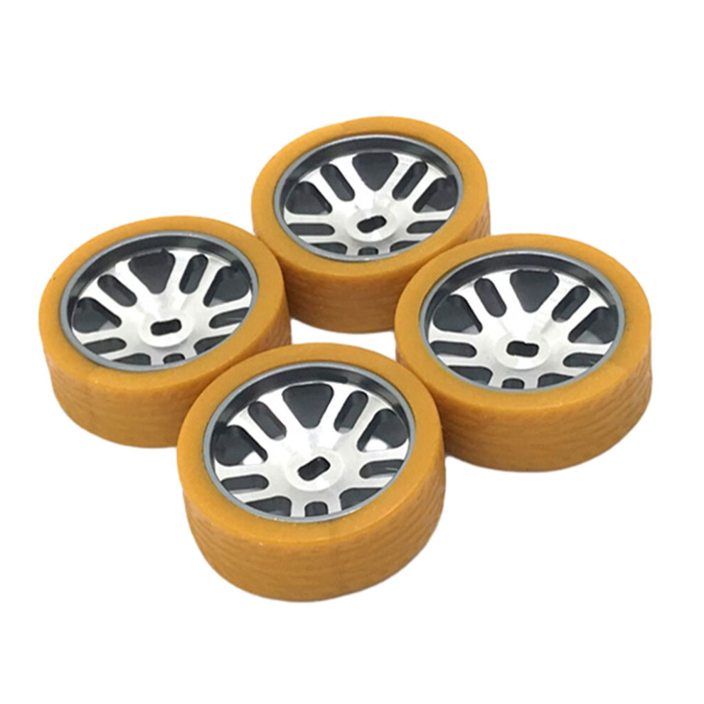 (gold) 4pcs Plastic Wheel Rims Tyre For K969 1/28 Drift Cars Wear-resistant-image-OPC-PKRD8PG-NEW
