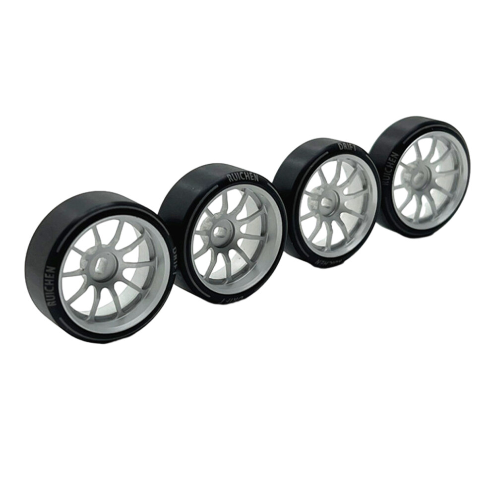 (silver) 4pcs Plastic Wheel Rims Tyre For K969 1/28 Drift Cars Durable RC Car-image-OPC-PKRD8S5-NEW