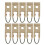 10 pcs piano butt flange middle bracket for line shaft tuning tools 10