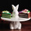 1pc Ceramic Cake Tray Cupcake Stand 6