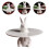 1pc Ceramic Cake Tray Cupcake Stand 3