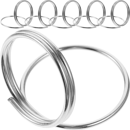6pcs Sign Display Holder Table Number Holders In Silver Metal