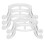 5pcs baseball display rack desktop stand for baseball bases 8