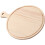 Wood Pizza Paddle Round Serving Board Khaki 1pack 6