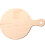 Wood Pizza Paddle Round Serving Board Khaki 1pack 10