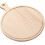 Wood Pizza Paddle Round Serving Board Khaki 1pack 5