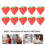 10pcs strawberry pin cushion sewing needle holder tool 11