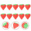 10pcs strawberry pin cushion sewing needle holder tool 3