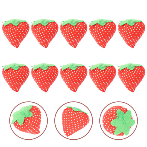 10pcs strawberry pin cushion sewing needle holder tool 2