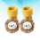 Newborn Baby Socks Thickened 1 Pair Yellow 3