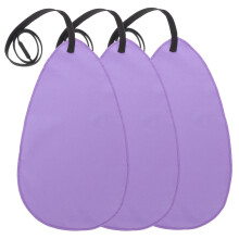 Purple 3 Pcs Cleaning Wipe Musical Instrument Nursing Cloth