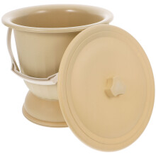 Household Chamber Pot Urine Pot Orange 1pcs