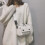 1Sac Toile Large Bandoulière Style Décontracté 11