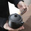 Raindrops Retro Black Chinese Tea Set Tin Present Giving 1pc 9