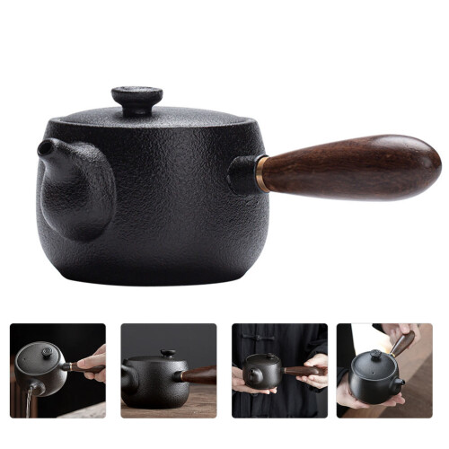 Raindrops Retro Black Chinese Tea Set Tin Present Giving 1pc 2