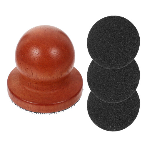 1Ensemble Limeuse Ongles Bois Portable Ergonomique