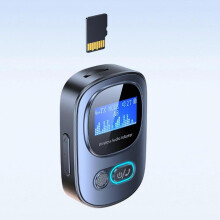 (1PCS) Bluetooth Transmitter Receiver for Car, V5.0 Bluetooth Adapter Audio Transceiver Car Support with LED Display for TV Speaker Stereo