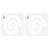2 pcs multifunctional shaped quilting rulers sewing templates 11