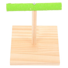 Raindrops Play Stand For Parrots Parrot Perch Rough Wood 1set