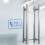 2 pcs adhesive push pull sign for glass doors, acrylic office use 6