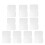 10pcs transparent self-adhesive book covers for students textbooks 1