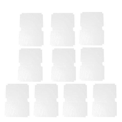 10pcs transparent self-adhesive book covers for students textbooks