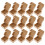 25Pcs Chocolate Corrugated Shipping Boxes Sturdy Recyclable Storage 1