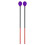 2St Percussie Stokken Met Comfortabele Grip Paars 1