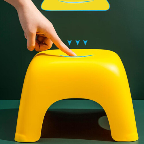 1pack Home Use Stool Plastic For Children Footstool Non-Skid 2