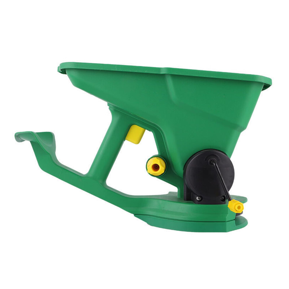 Manual Fertilizer Spreader, Adjustable Flow Rate, Steel Body, Handheld Garden Spreader for Granular Fertilizers-image-OPC-PKRDNNC-NEW